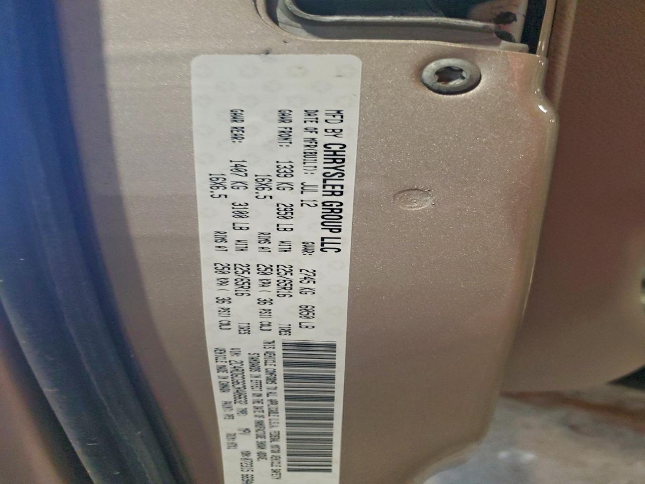 2012 DODGE GRAND CARAVAN SXT photo 14