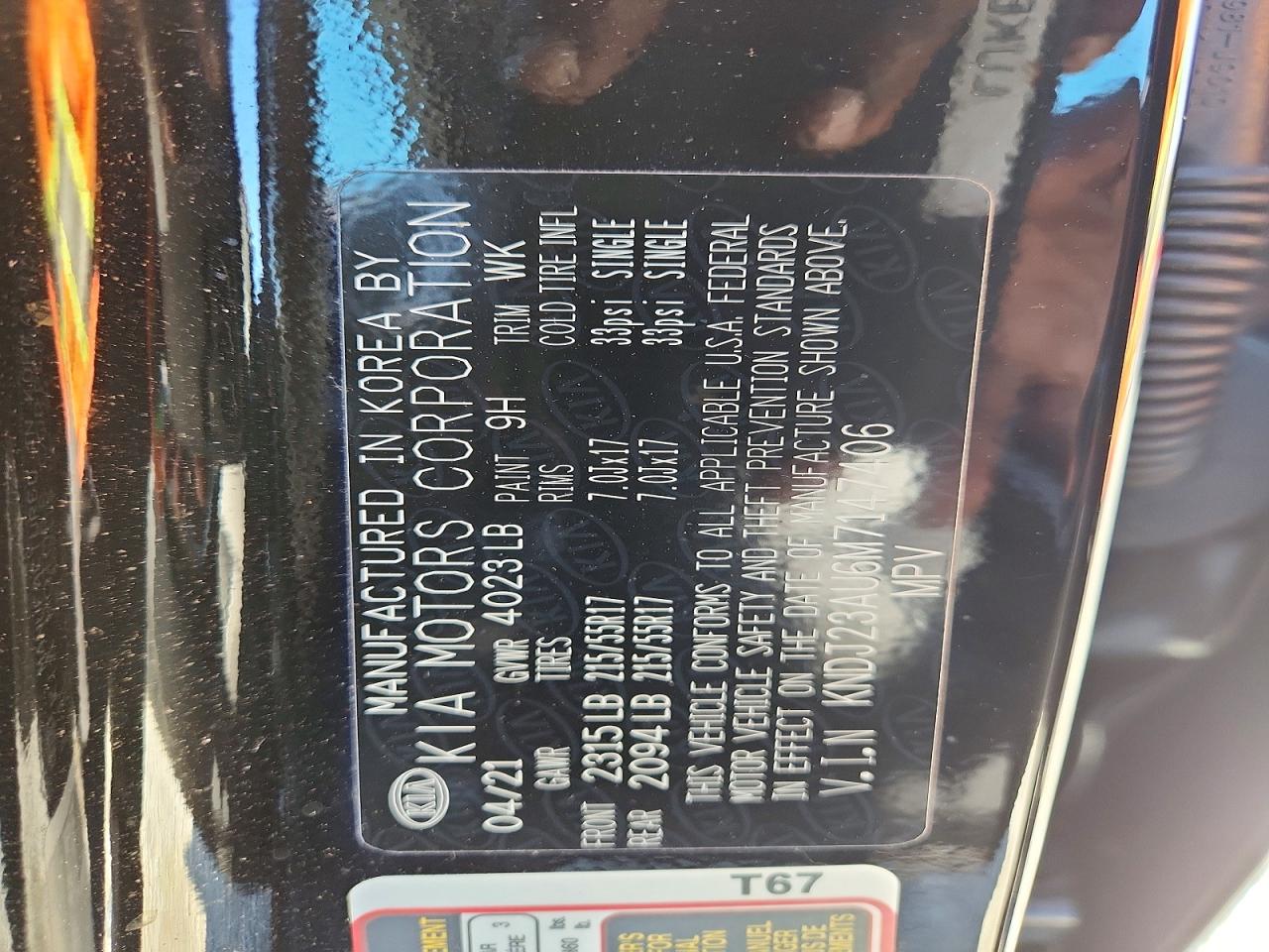 2021 KIA SOUL LX photo 12