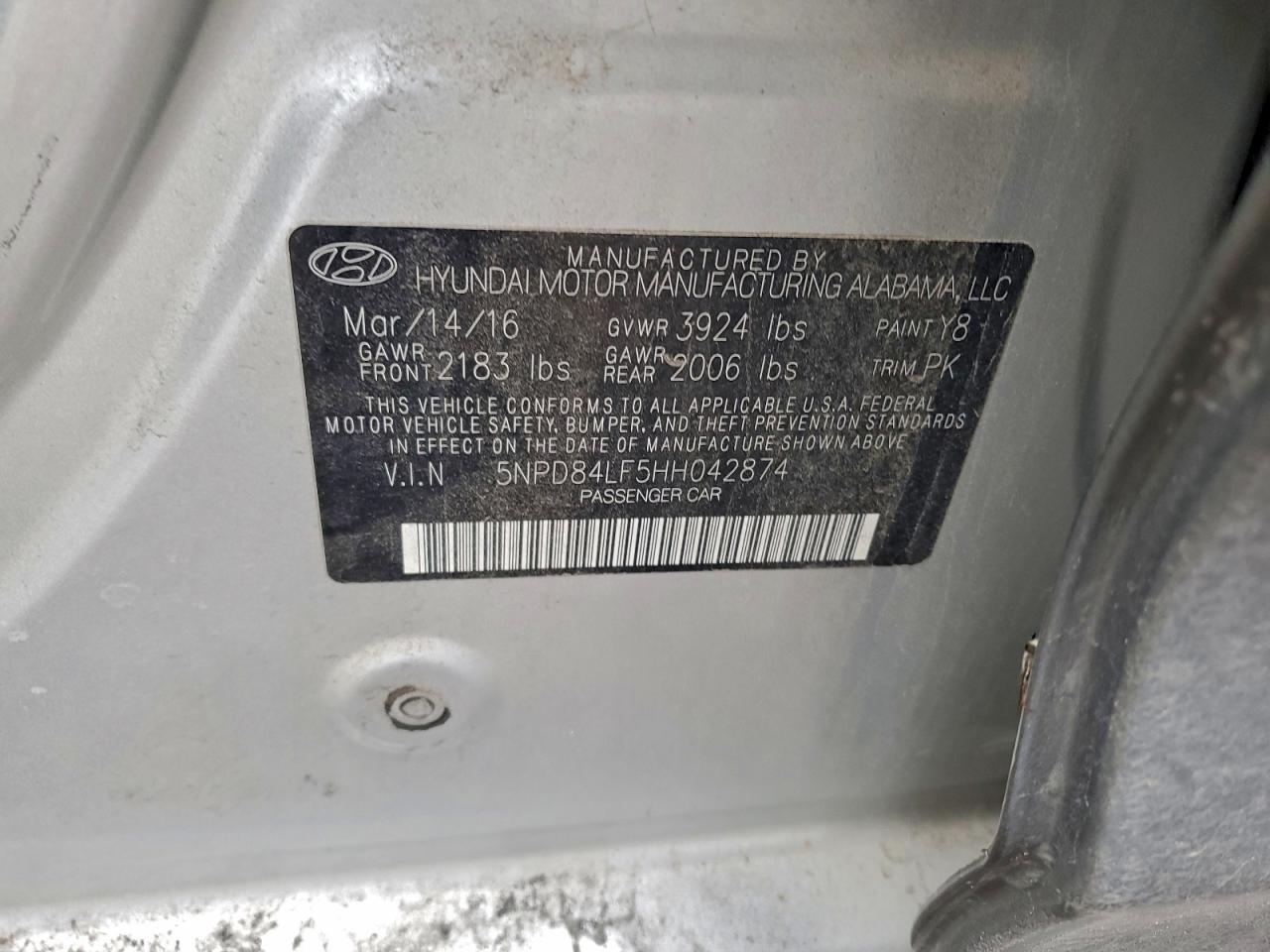 2017 HYUNDAI ELANTRA SE photo 12