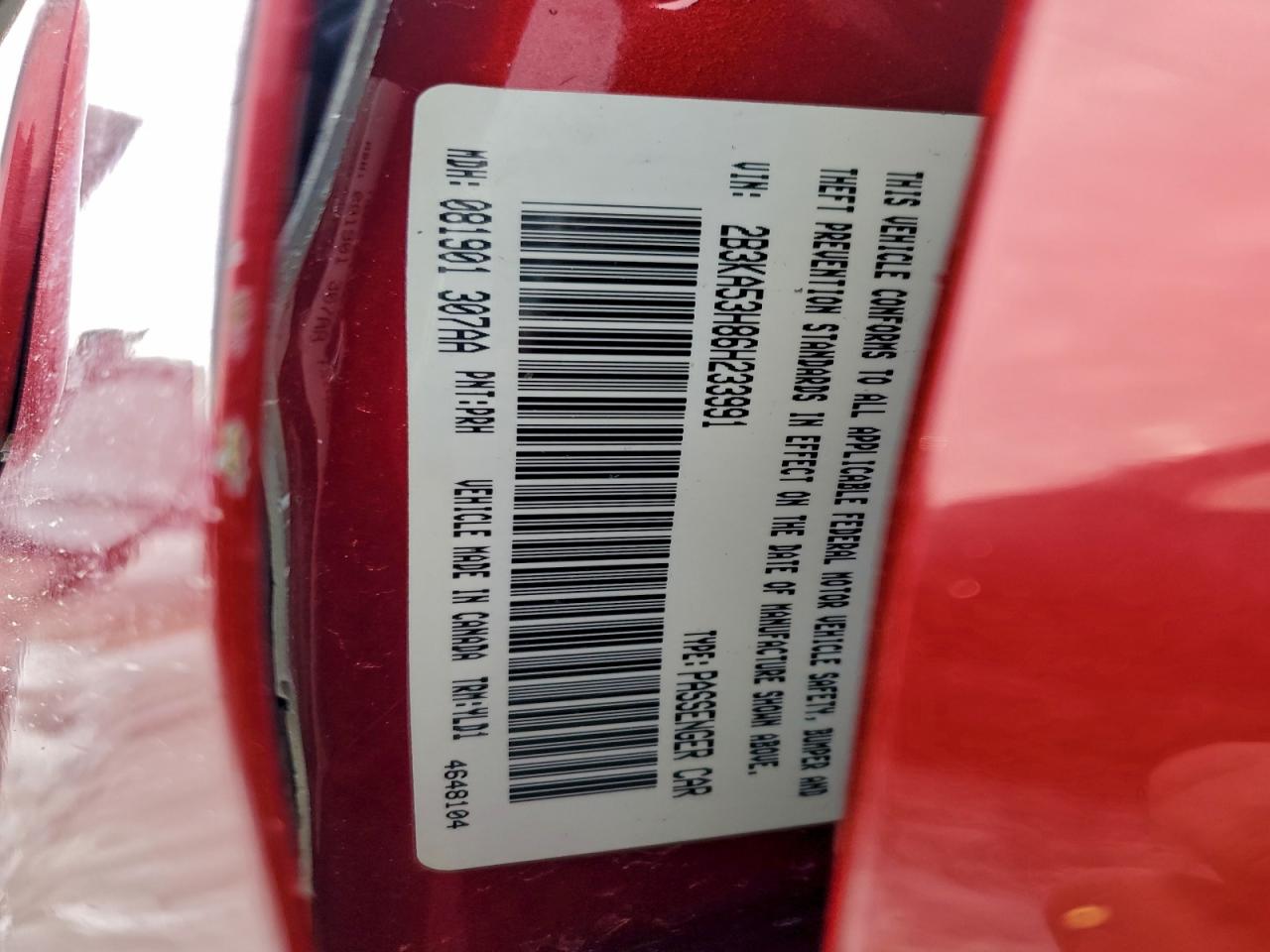 2006 DODGE CHARGER R/T photo 12