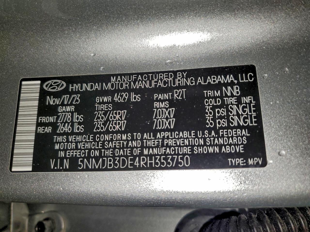 2024 HYUNDAI TUCSON SEL photo 13