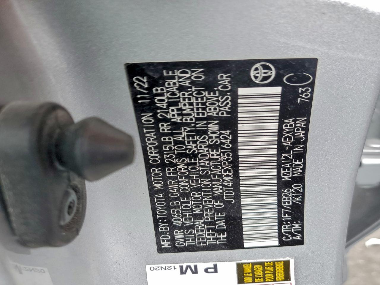 2023 TOYOTA COROLLA XSE photo 23