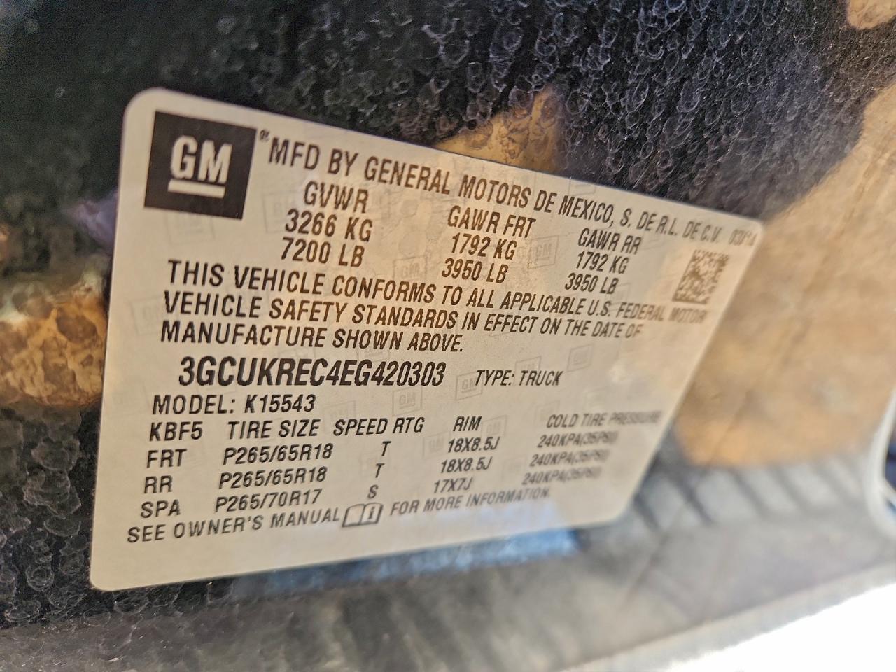 2014 CHEVROLET SILVERADO K1500 LT photo 12