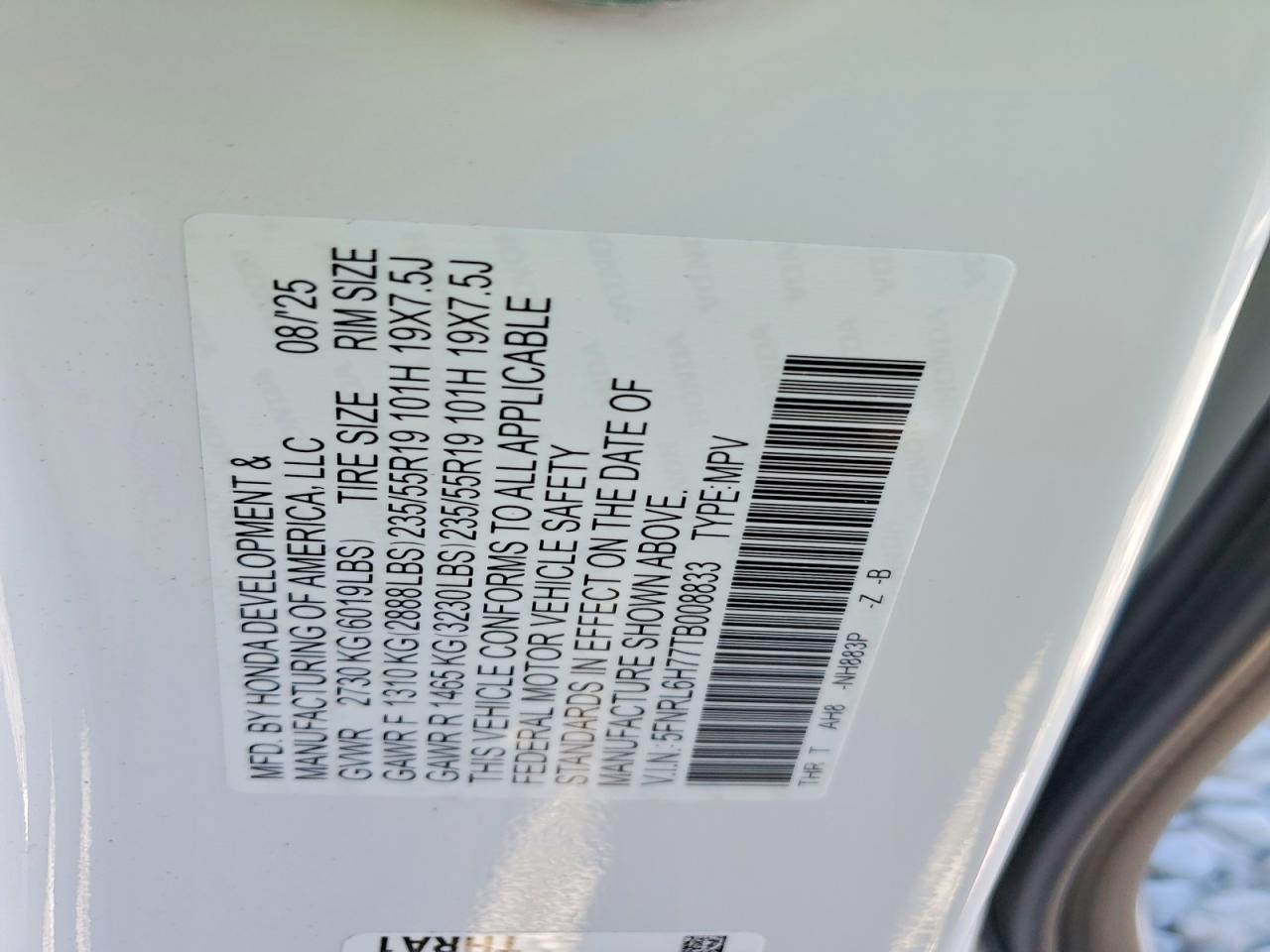 2026 HONDA ODYSSEY SPORT-L photo 13