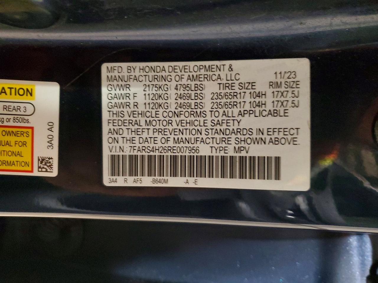 2024 HONDA CR-V LX photo 13