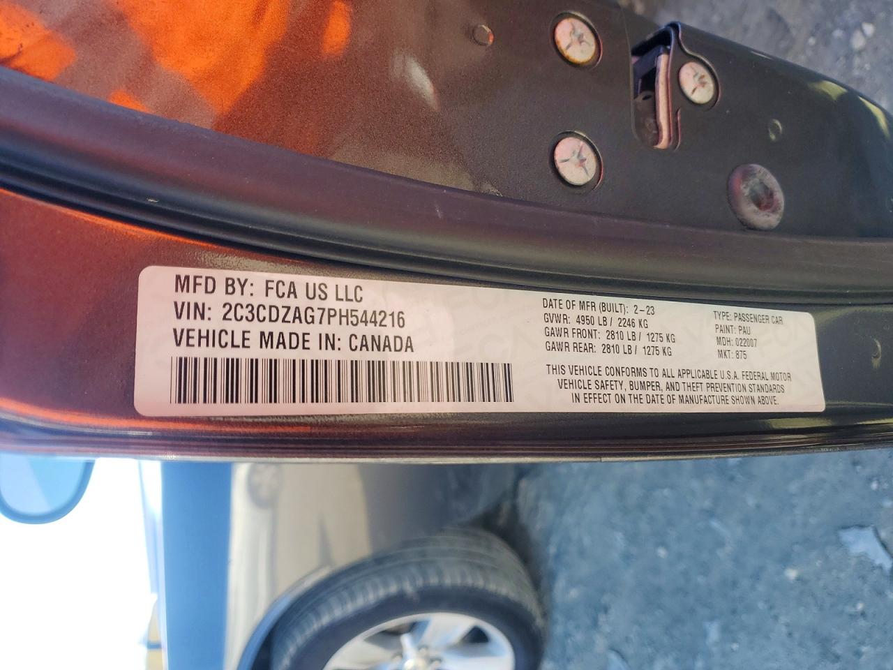2023 DODGE CHALLENGER SXT photo 12