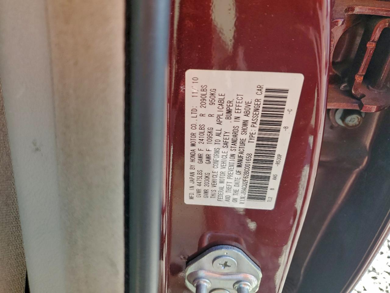 2011 ACURA TSX photo 13