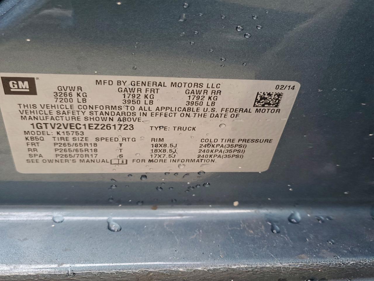 2014 GMC SIERRA K1500 SLT photo 13