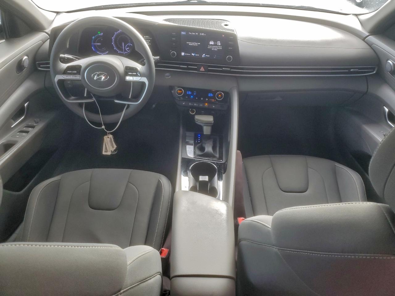 2023 HYUNDAI ELANTRA BLUE photo 8