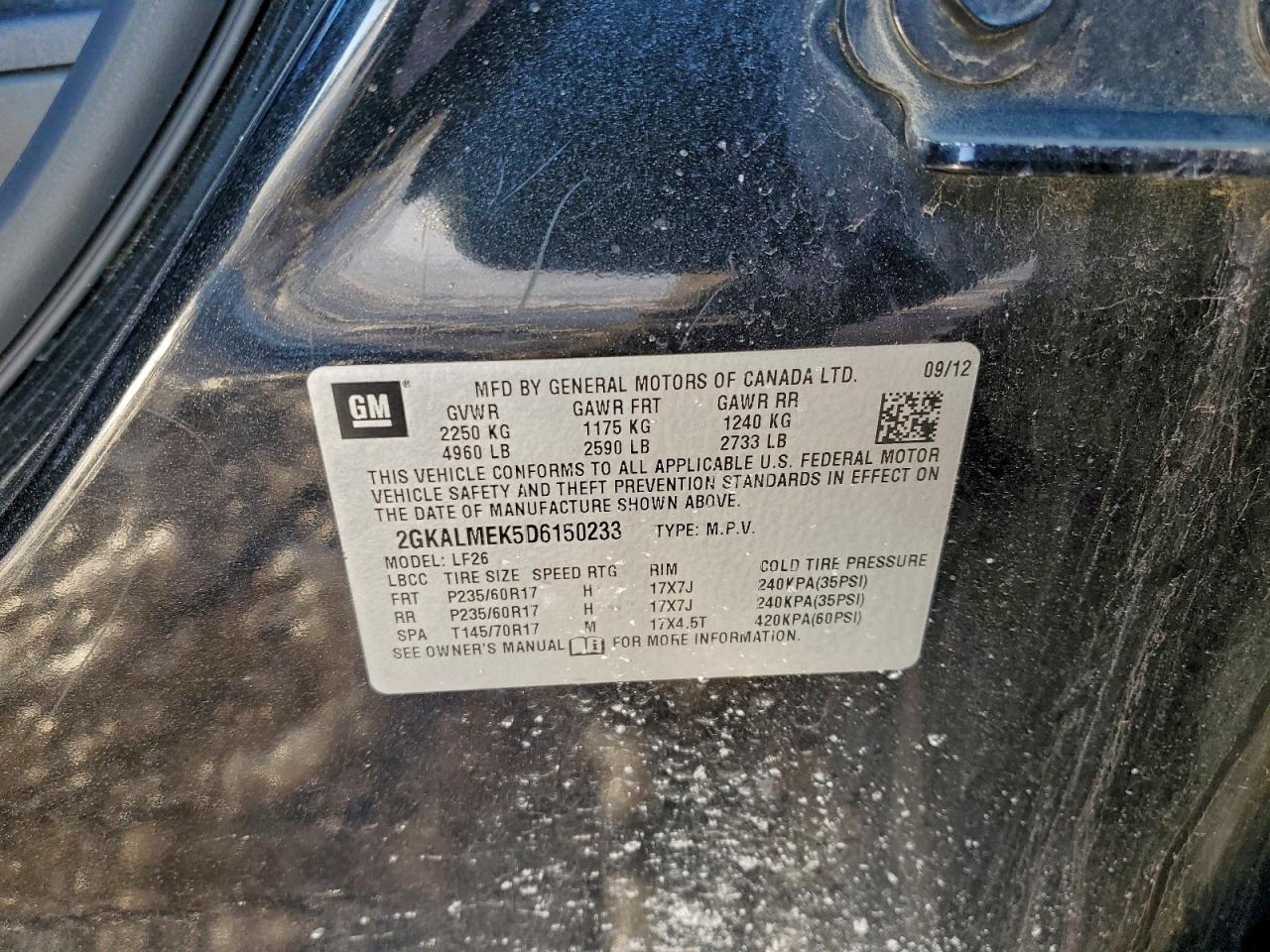 2013 GMC TERRAIN SLE photo 13