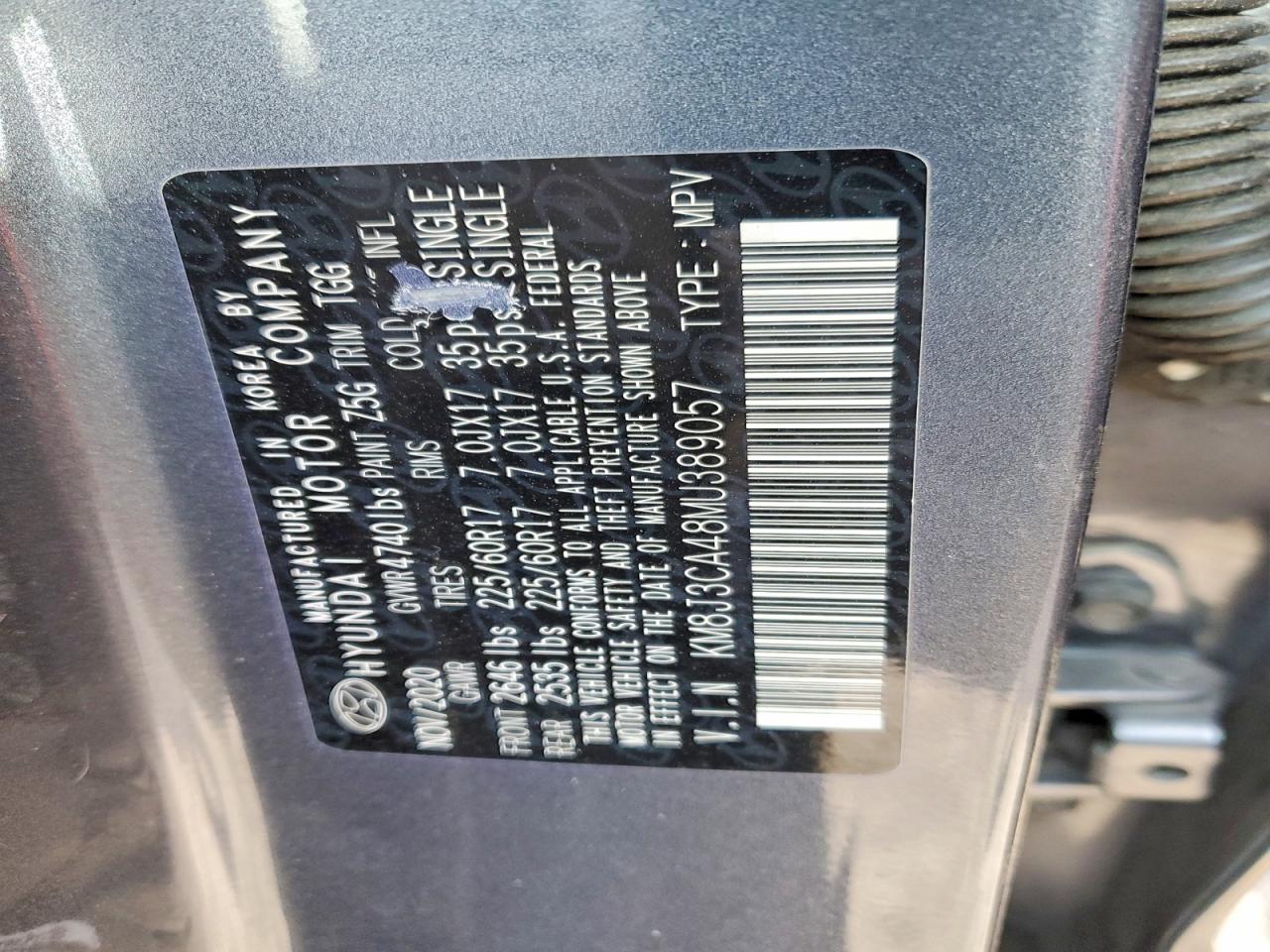 2021 HYUNDAI TUCSON LIMITED photo 12