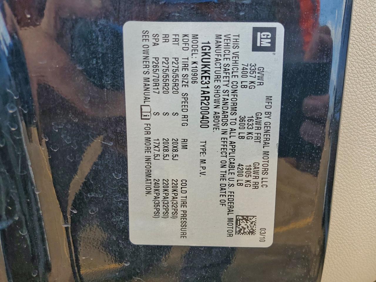 2010 GMC YUKON XL K1500 SLT photo 13