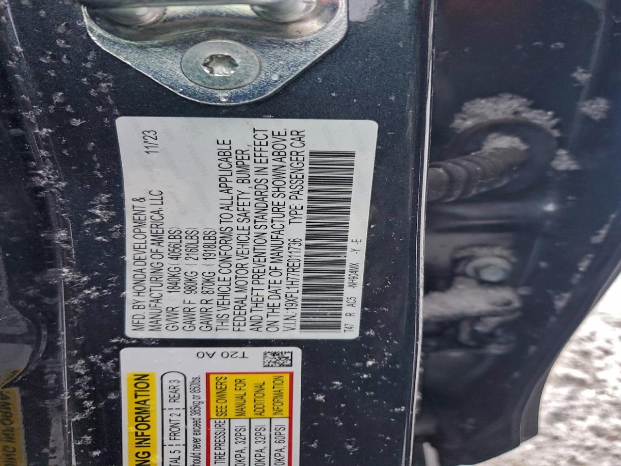 2024 HONDA CIVIC EXL photo 34