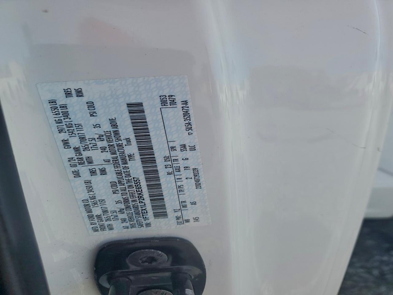 2024 FORD F150 XL photo 23