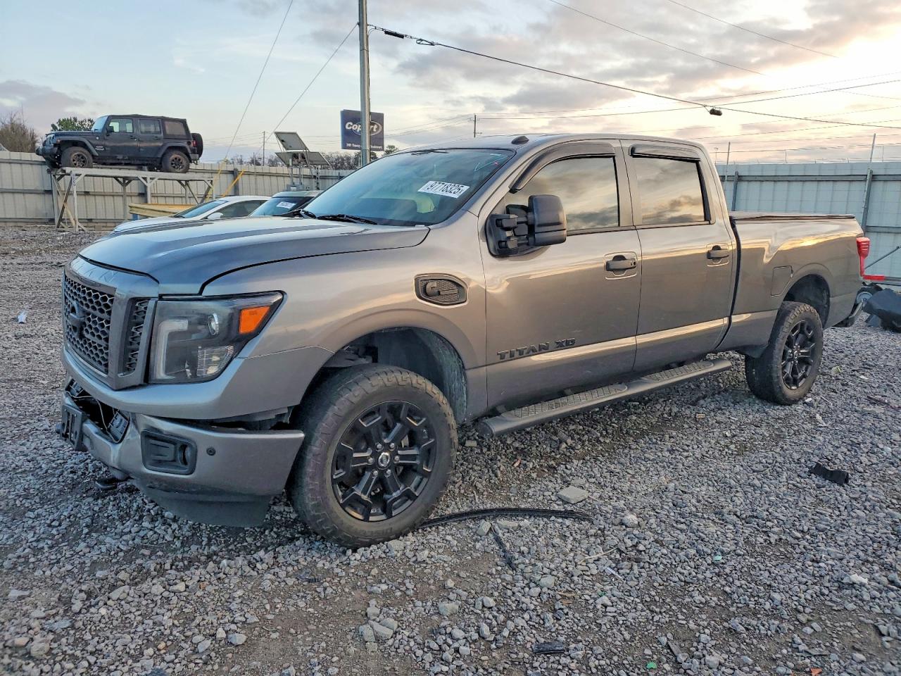 2019 NISSAN TITAN XD SL — FRONT END damage — photo 1