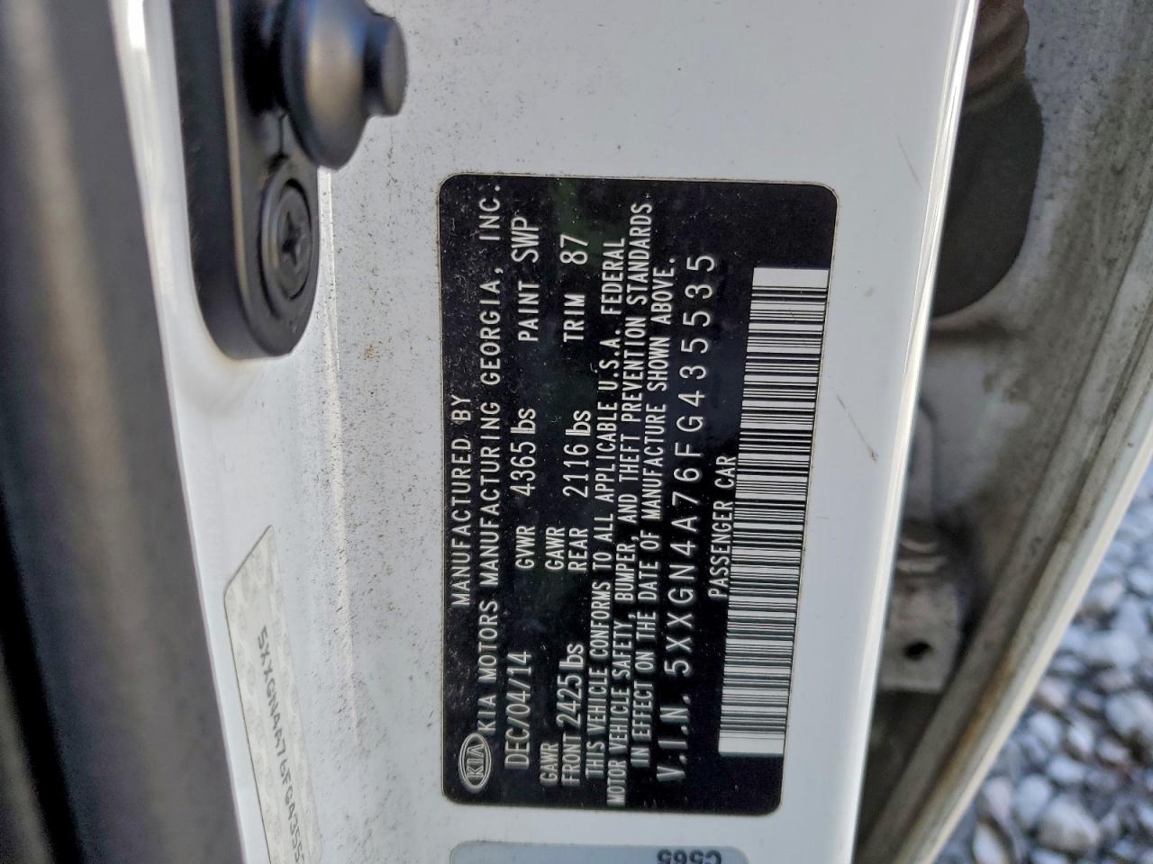 2015 KIA OPTIMA EX photo 12