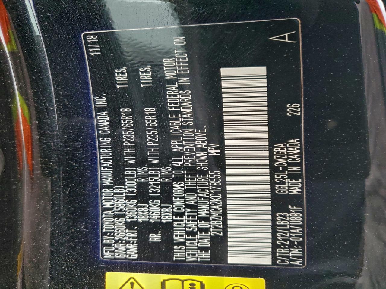 2019 LEXUS RX 350 BASE photo 13