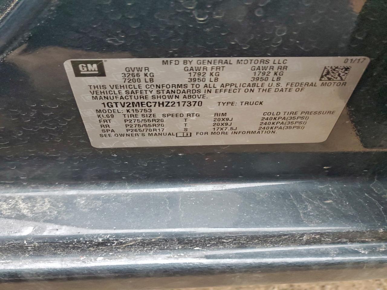 2017 GMC SIERRA K1500 SLE photo 12