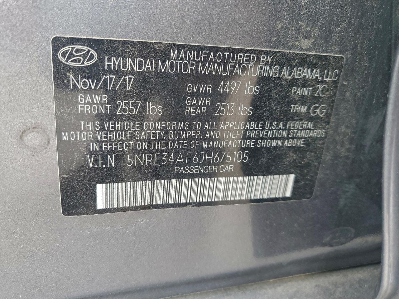 2018 HYUNDAI SONATA SPORT photo 12