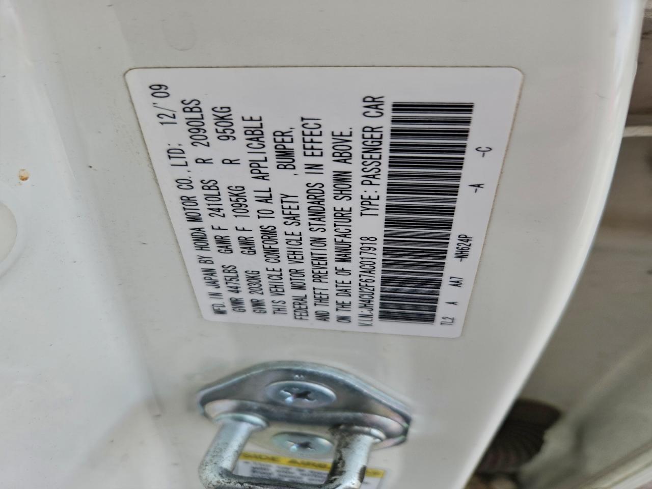 2010 ACURA TSX photo 13