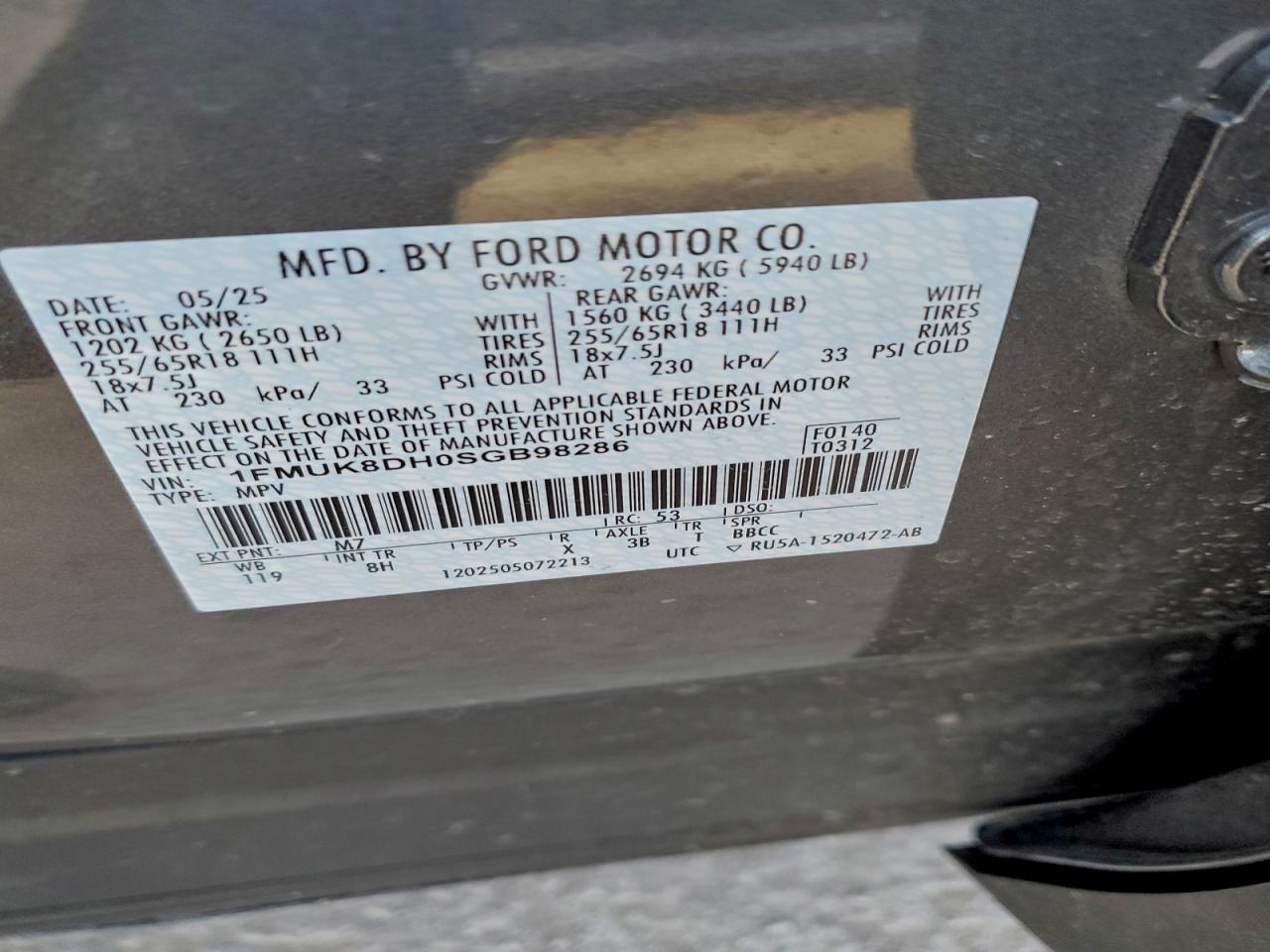 2025 FORD EXPLORER ACTIVE photo 37
