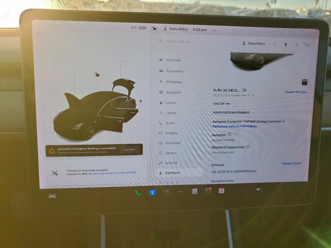 2020 TESLA MODEL 3 photo 9