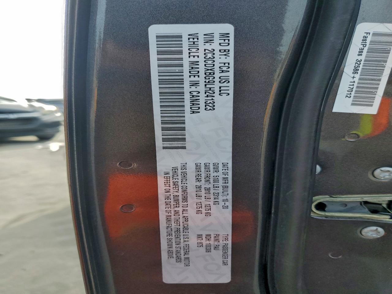 2020 DODGE CHARGER SXT photo 34