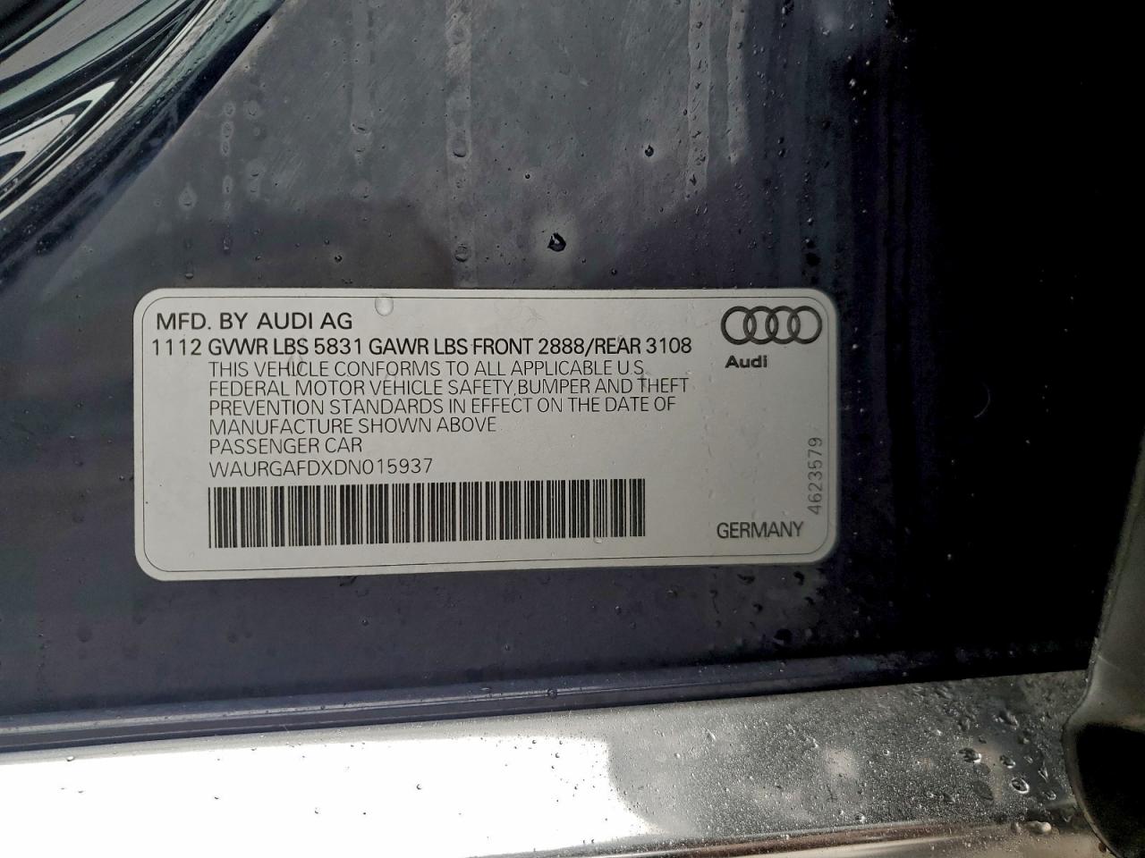 2013 AUDI A8 L QUATTRO photo 12