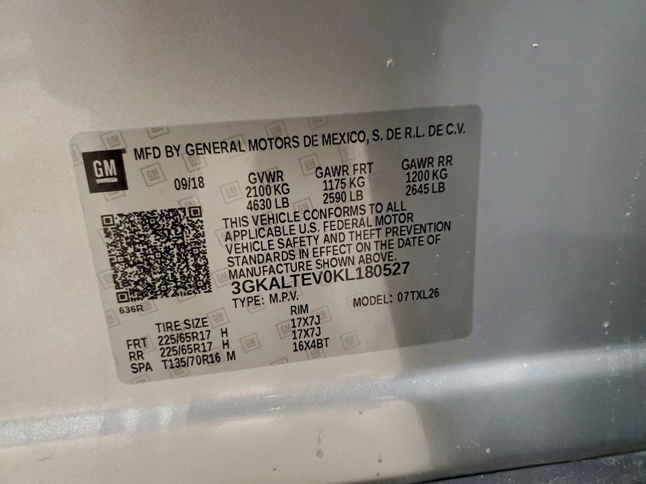 2019 GMC TERRAIN SLE photo 25