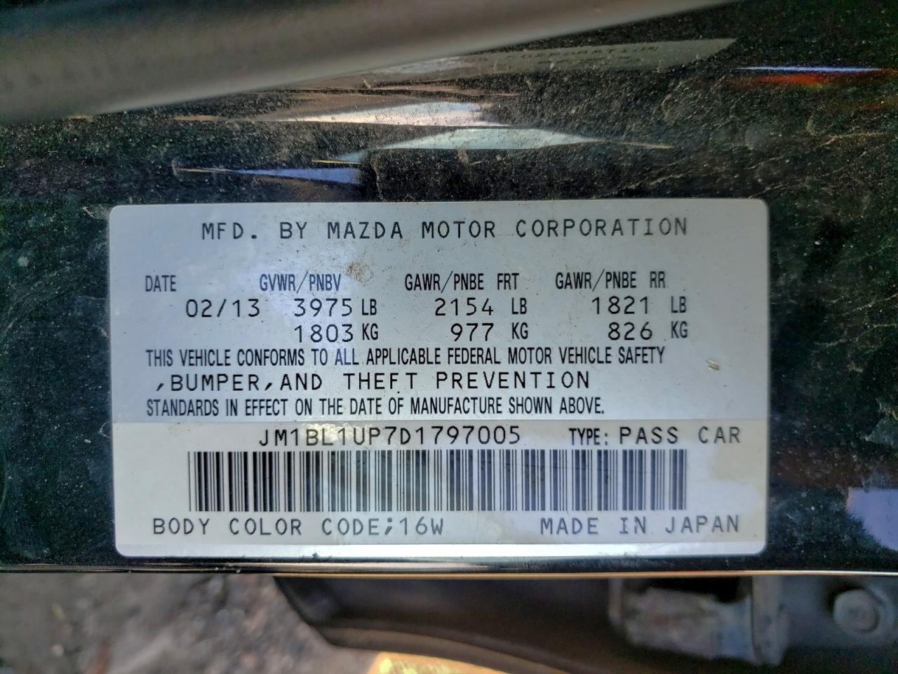 2013 MAZDA 3 I photo 13