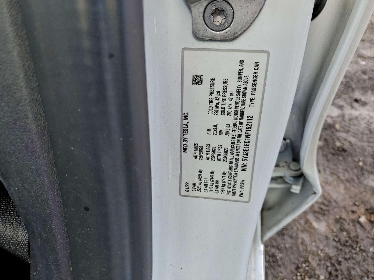 2022 TESLA MODEL 3 photo 12