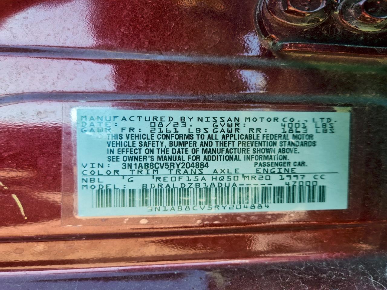 2024 NISSAN SENTRA SV photo 13