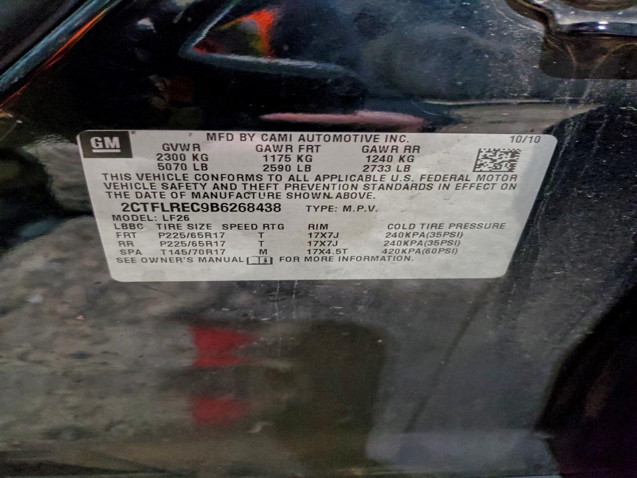 2011 GMC TERRAIN SLE photo 13