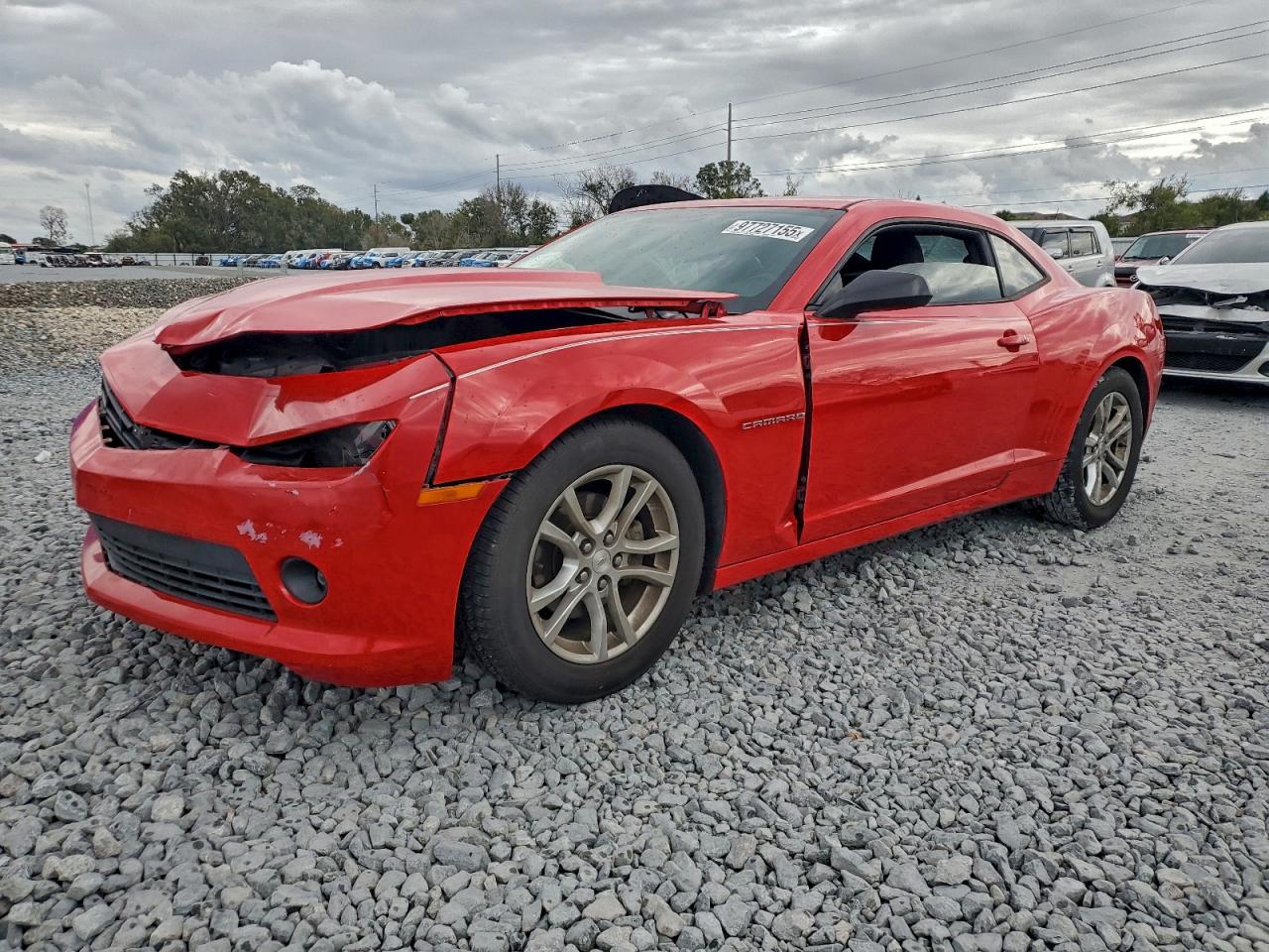 2015 CHEVROLET CAMARO LT — FRONT END damage — photo 1