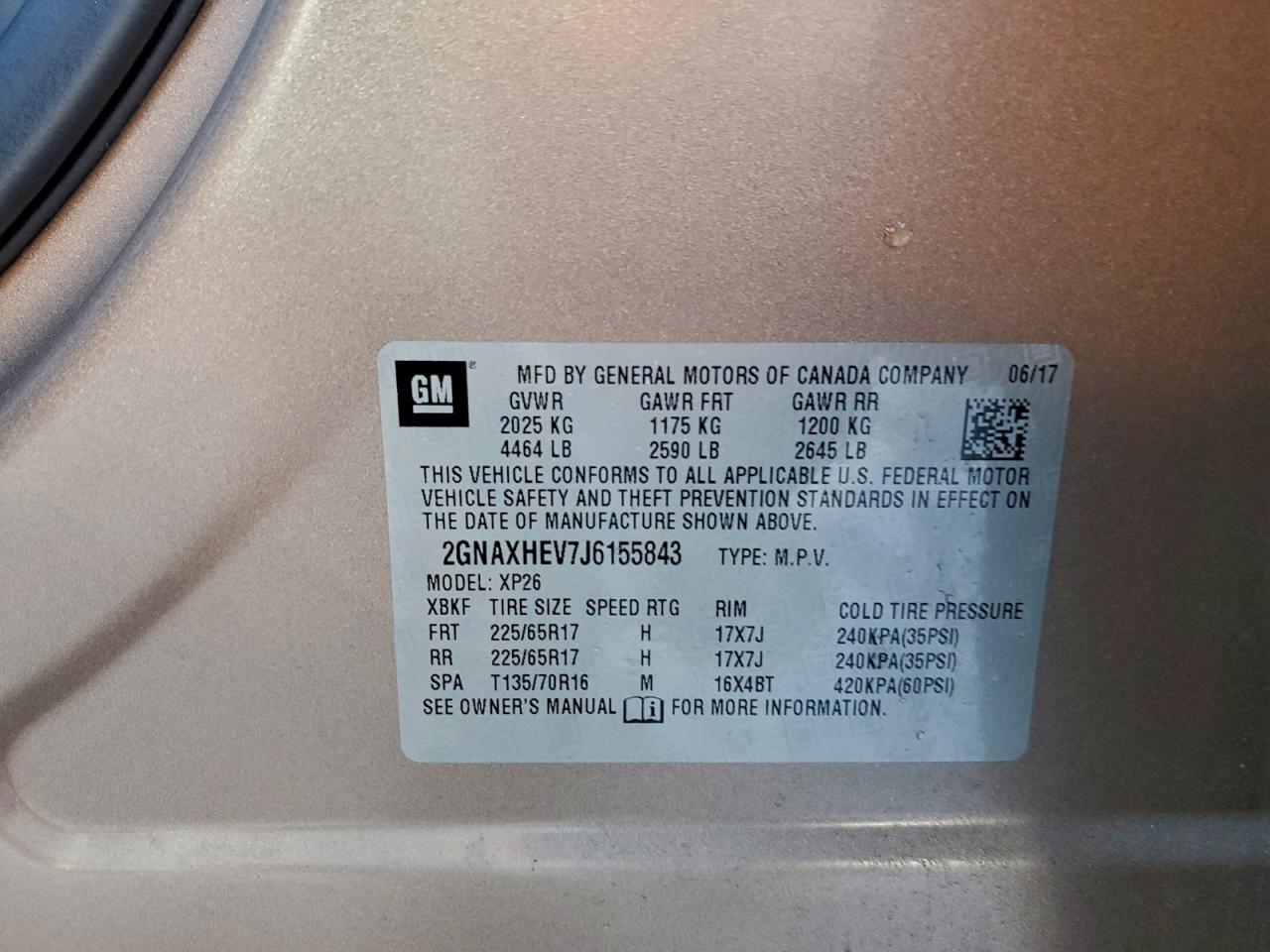 2018 CHEVROLET EQUINOX LS photo 12