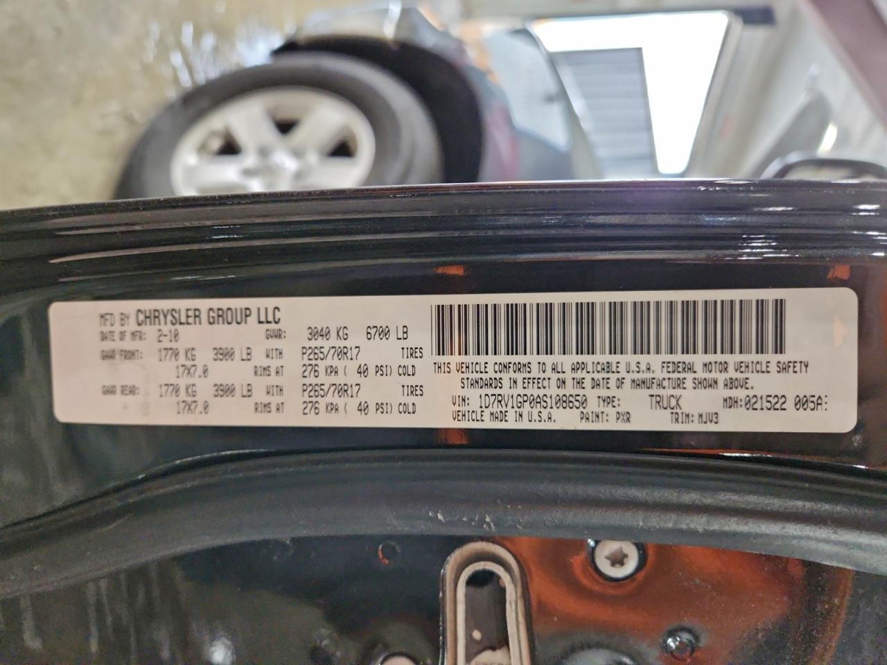 2010 DODGE RAM 1500 photo 12