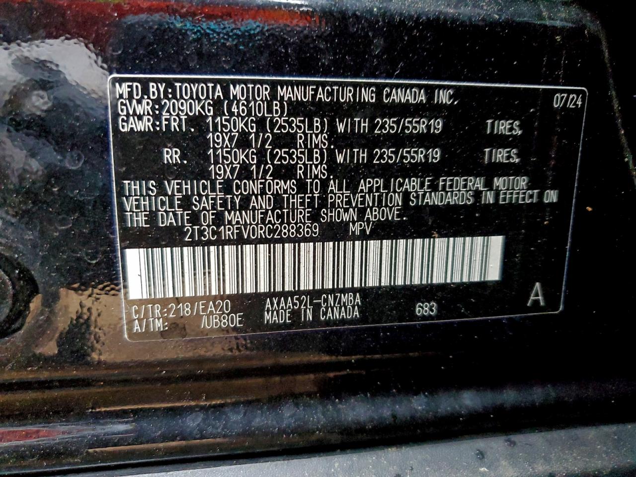 2024 TOYOTA RAV4 XLE PREMIUM photo 13