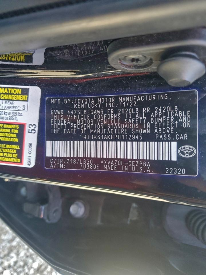 2023 TOYOTA CAMRY XSE photo 12