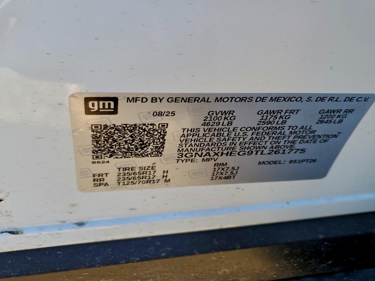 2026 CHEVROLET EQUINOX LT photo 13