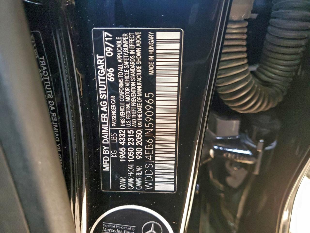 2018 MERCEDES-BENZ CLA 250 photo 13