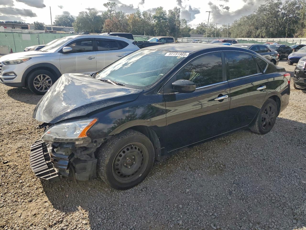 2015 NISSAN SENTRA S — FRONT END damage — photo 1