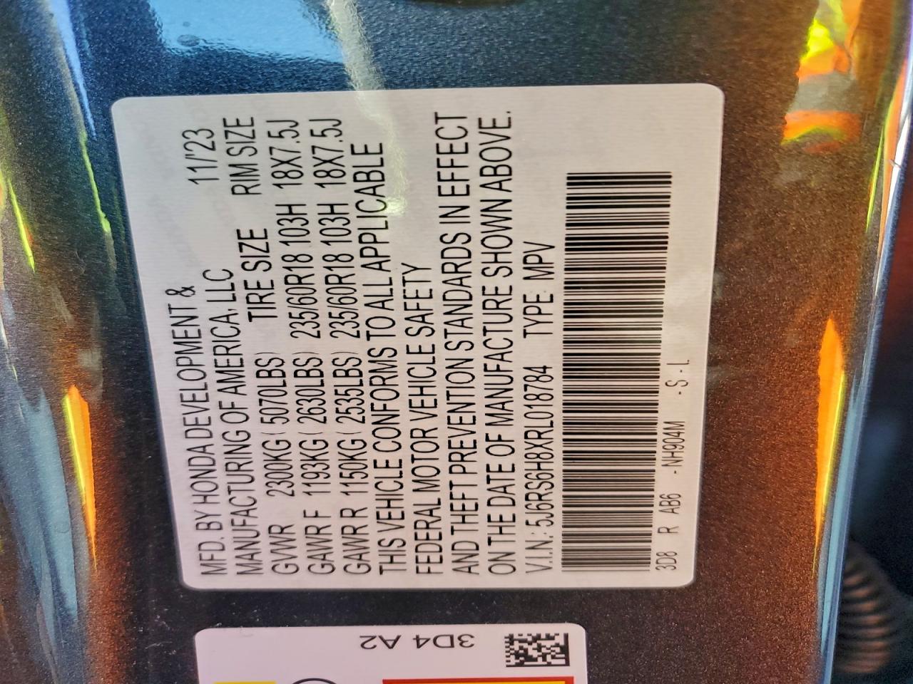 2024 HONDA CR-V SPORT-L photo 14