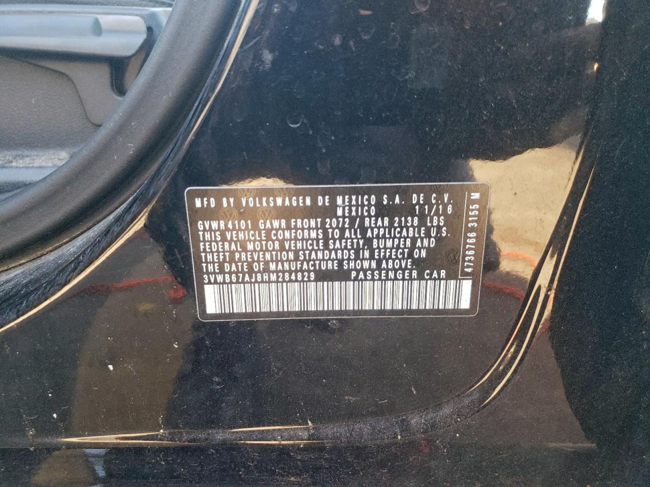 2017 VOLKSWAGEN JETTA SE photo 12