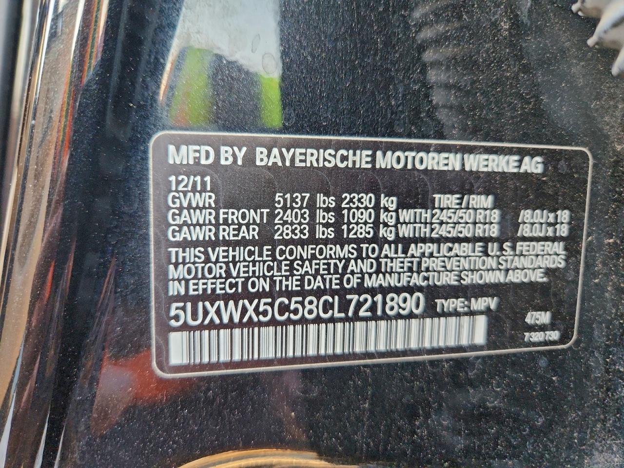 2012 BMW X3 XDRIVE28I photo 13