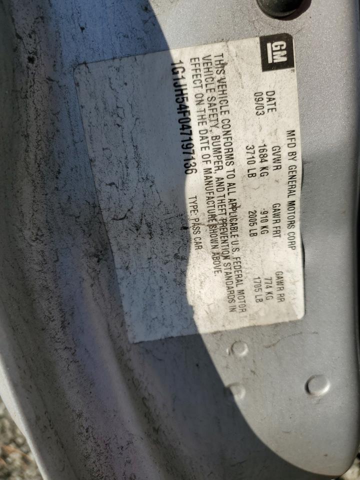 2004 CHEVROLET CAVALIER LS SPORT photo 12