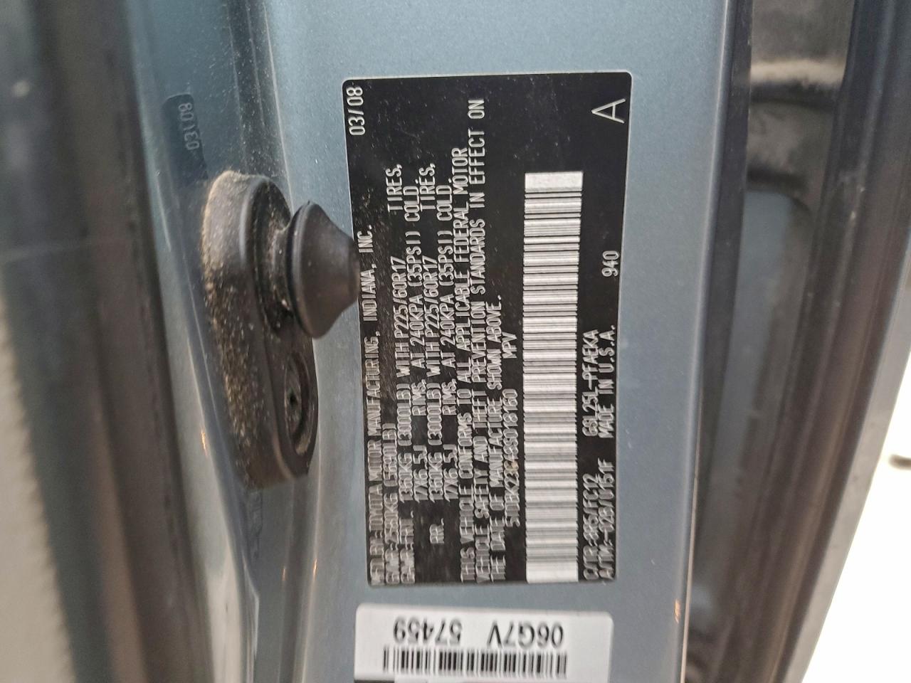 2008 TOYOTA SIENNA LE photo 13