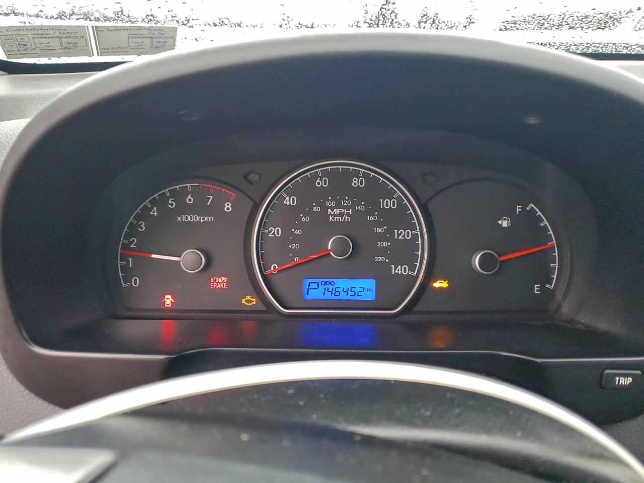 2010 HYUNDAI ELANTRA BLUE photo 9