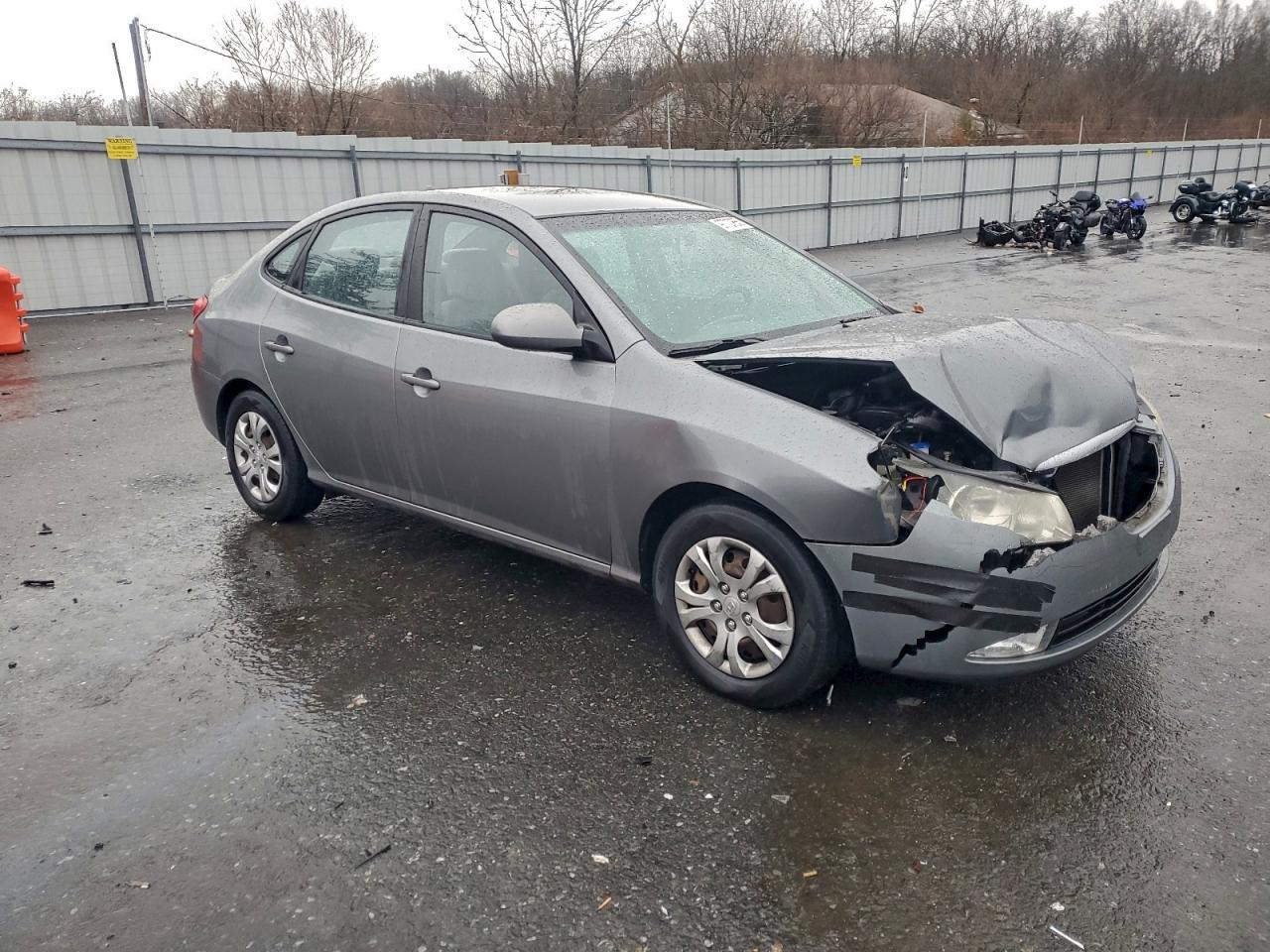 2010 HYUNDAI ELANTRA BLUE photo 4