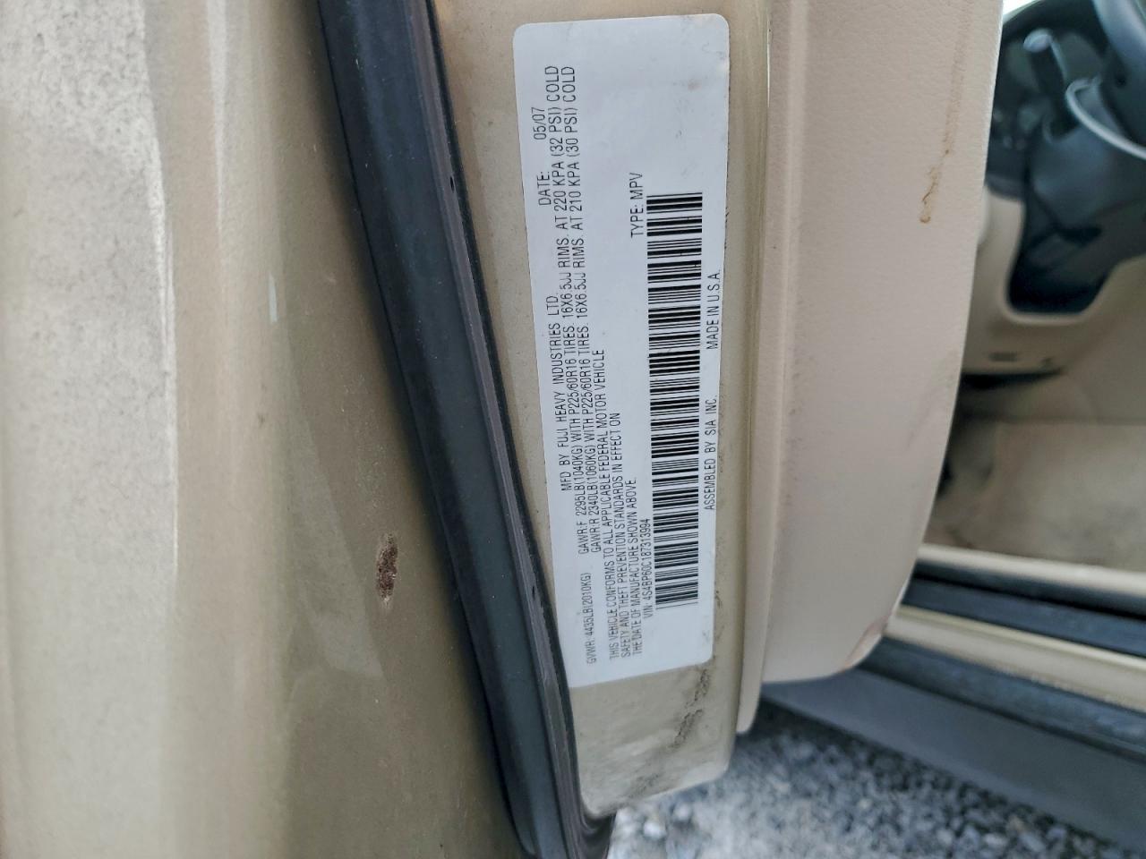 2008 SUBARU OUTBACK photo 13