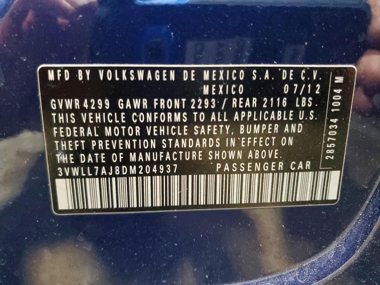 2013 VOLKSWAGEN JETTA TDI photo 13